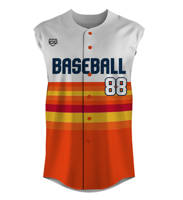 Astros (Full Button Sleeveless)