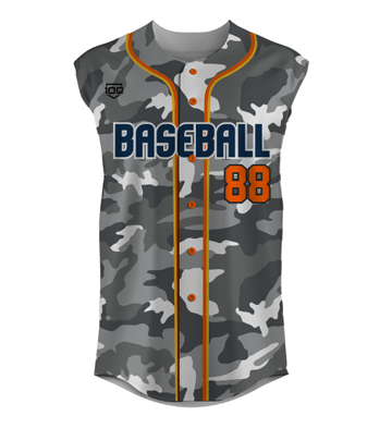 Camo (Full Button Sleeveless)