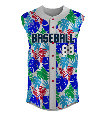 Tropical (Full Button Sleeveless)